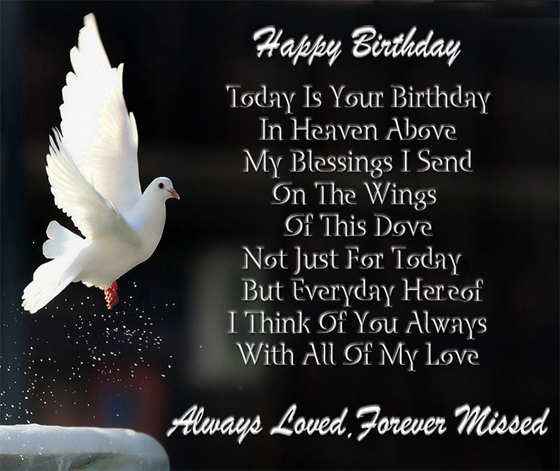 Happy Birthday in Heaven